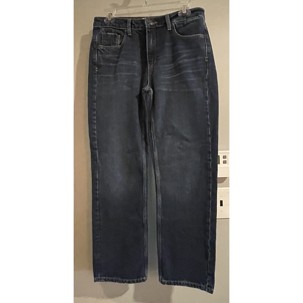 Zara Jeans Basic‎ Mid-Rise Denim Distressed 5 Pocket Womens 31x28